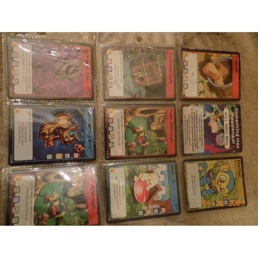 Lot of Neopet trading cards 2003